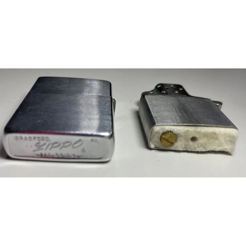 Zippo‎ lighter vintage Pat. 2517191 Bradford PA 4i